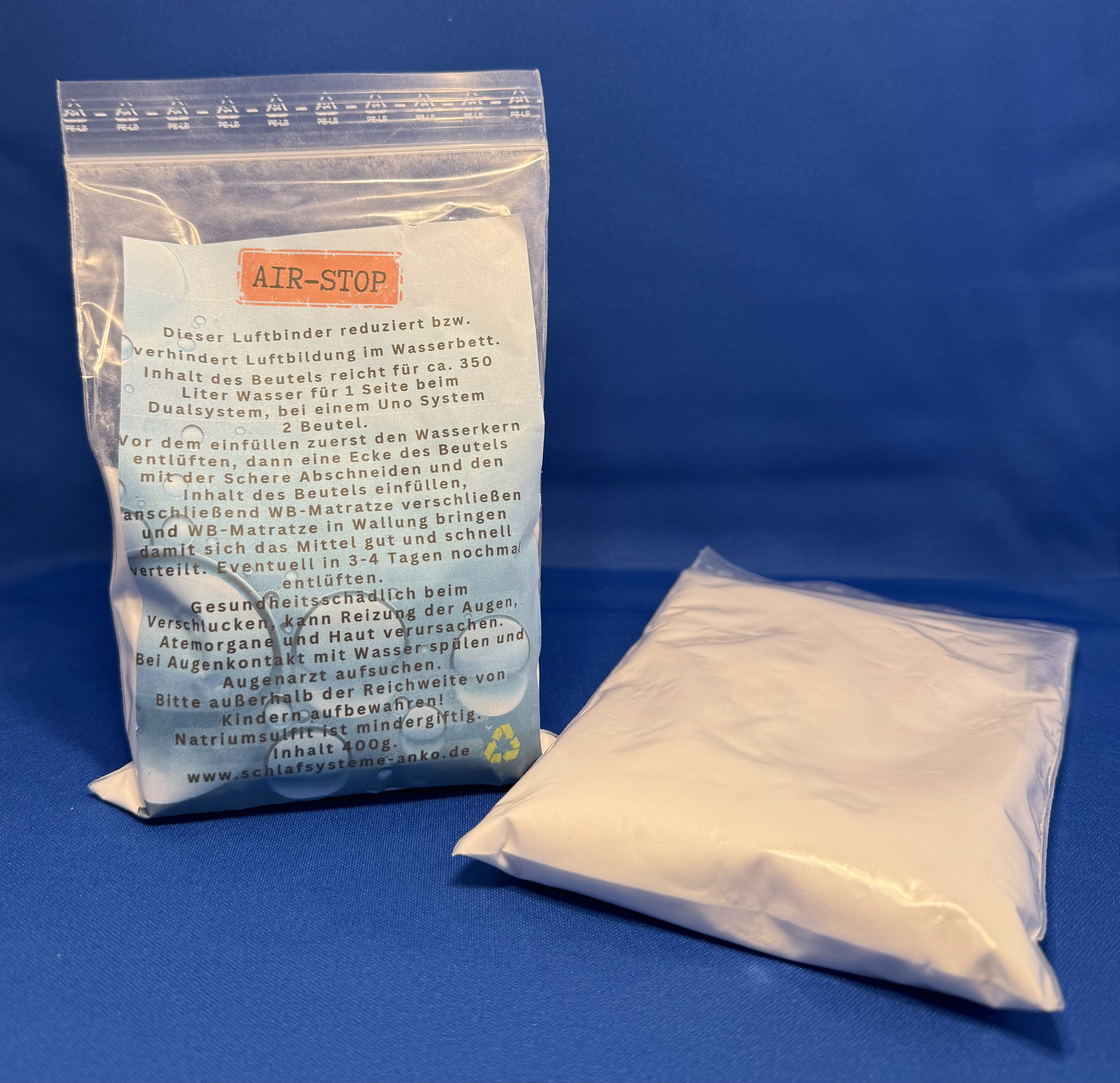 Luftbinder für Wasserbetten
